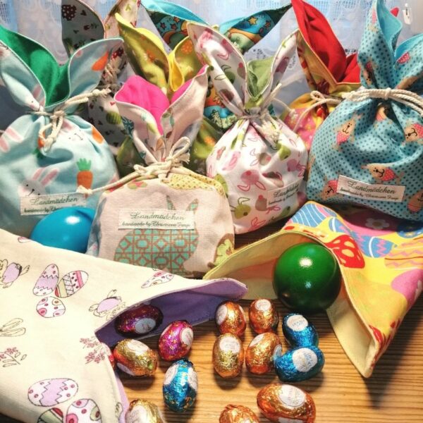 Hasensäckchen zum Verpacken von Kleinigkeiten und süßen Geschenken