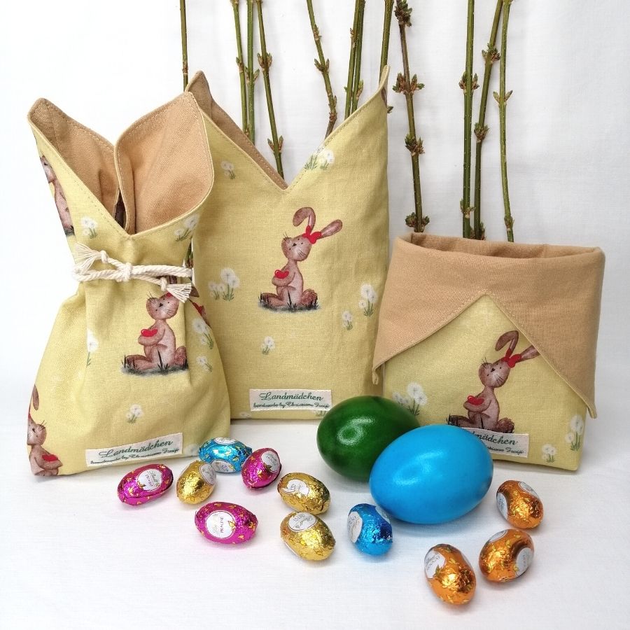 Hasensäckchen zum Verpacken von Süßigkeiten und kleinen Geschenken
